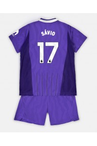 Tottenham Hotspur Savio #17 Babyklær Tredje Fotballdrakt til barn 2026-27 Korte ermer (+ Korte bukser)